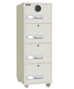 Apex-Safe - 4 Drawer Fireproof File Cabinet Safe - ASF680-4EKK